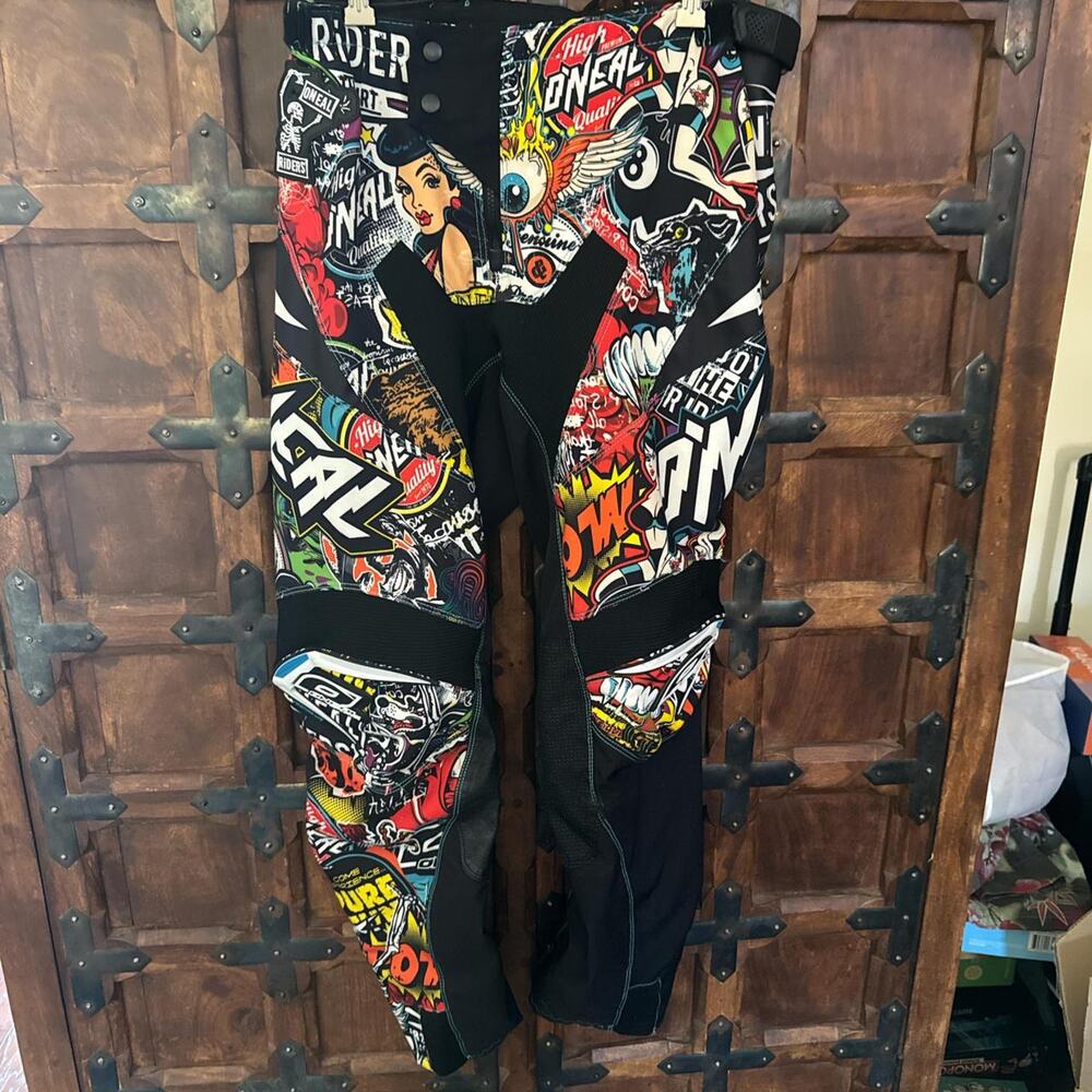 Black and multi Coloured Oneal Mayhem